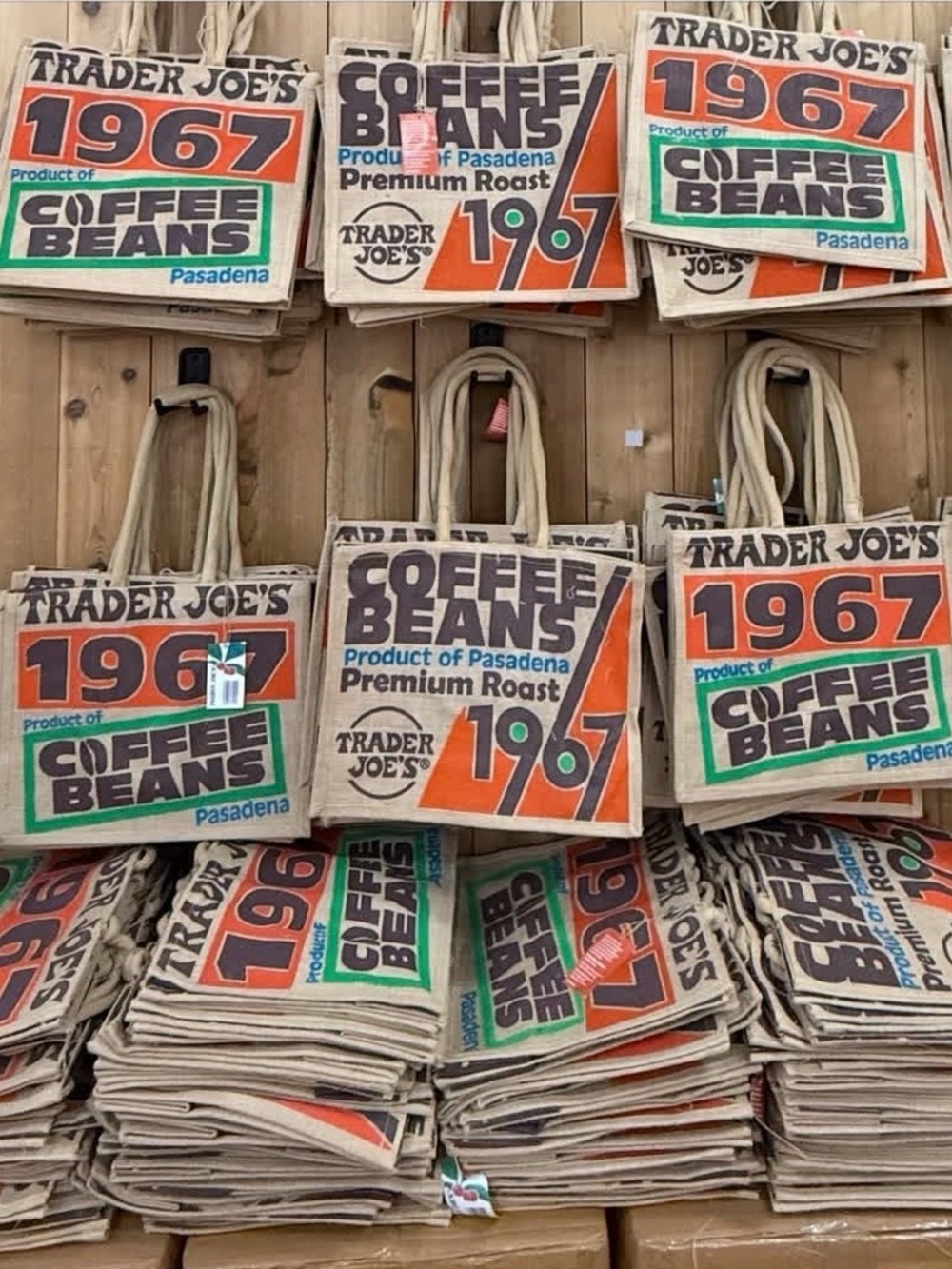 Trader Joe’s The Coffee Bean Pasadena Jute Bag